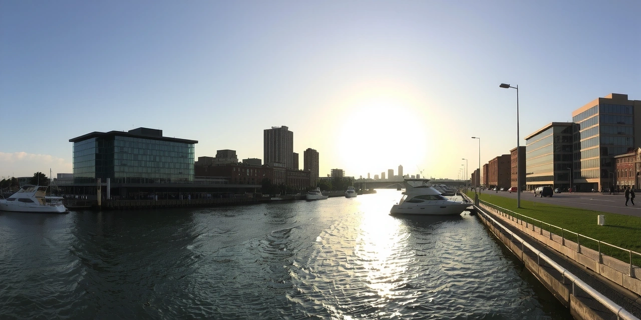 Montreal sunset landscape